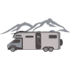 Camping camper van