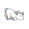 Unicorn tired