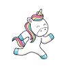 Unicorn running