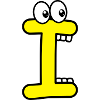 I - letter I with eyes 👀