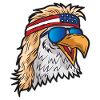 American bald eagle Patriot USA