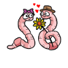 YOU MEAN THE WORM TO ME Funny earthworm saying