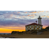 Sunset lighthouse Bibione