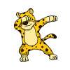 Funny Dabbing Cheetah Dab Dance Leopard Lover Gift