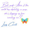 Alice in Wonderland Quote