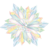 iridescent crystals star
