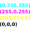 CMYK rgb