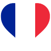 France flag heart love