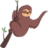 Procrastinating Sloth | Sleeping sloth