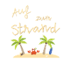 Auf zum Strand