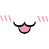 00254 Open mouth blushing cat