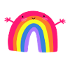 Cute Rainbow hug