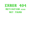 Erreur 404 Motivation.exe introuvable