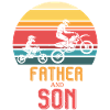 Father and son - dirt bike