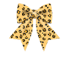 Grande fiocco con regalo leopardato
