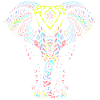 Elephant Mandala Tribal Ganesha Chakra Yoga Tattoo
