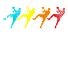 Handball Handball rétro-cadeau équipe équipe