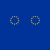 Masque de l'UE. Stars européennes. Drapeau européen.