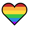 Heart rainbow