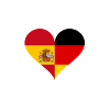 Germany and Spain Heart