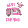 Happy Camping Queen