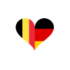 Belgium and Germany Heart