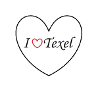 J’adore Texel - petit coeur