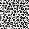 Pflegeleichter Animal-Print Schwarz-Weiß Muster
