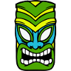 Tiki mask Hawaii