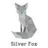 Silver fox, abstract