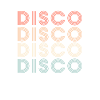 Disco music retro costume