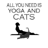 Cat Yoga Saying
