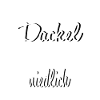 Dackel niedlich Hund Geschenk