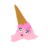Melted ice cream
