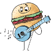 Burger banjo