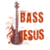 Bass guitar Jesus