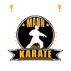 Alter Mann beim Karate Geschnkidee für Opa