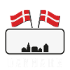 Dostosuj znak miasta Dania - flaga