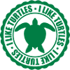 Stamp logo water turtle