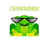 Yoga Frosch Ohmmmm Meditation Programmierer