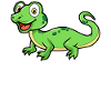 Cartoon Lizard Illustration