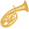 Strumento a fiato per corno tenore per corno tenore