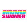 Retro Summer | 80s Style Rainbow 