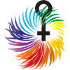 Frauenrechte mit Regenbogenfarben