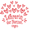Lehrerin der Herzen Geschenk Klassenlehrerin