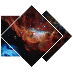 Hubble - Blazing starbirth