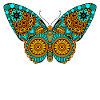 Butterfly Mandala Tatoo Tribal