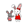 Bunny cute rabbits