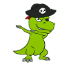Pirate Dino Dinosaures Pirates