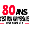 80 ans anniversaire